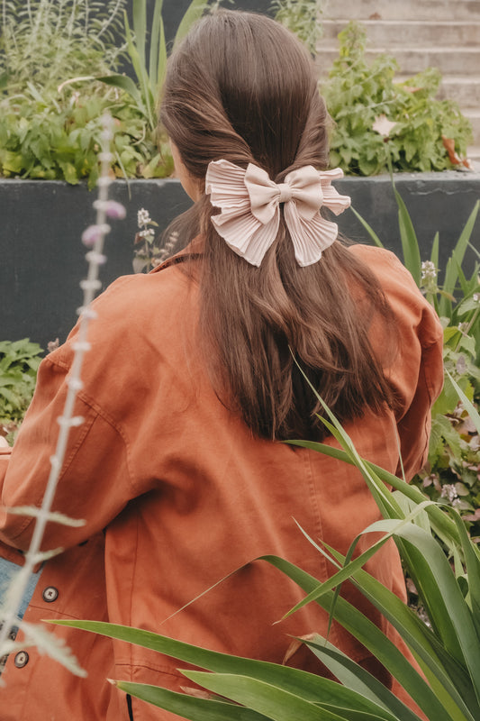 Rosewood Aura Bow Hair Barrette