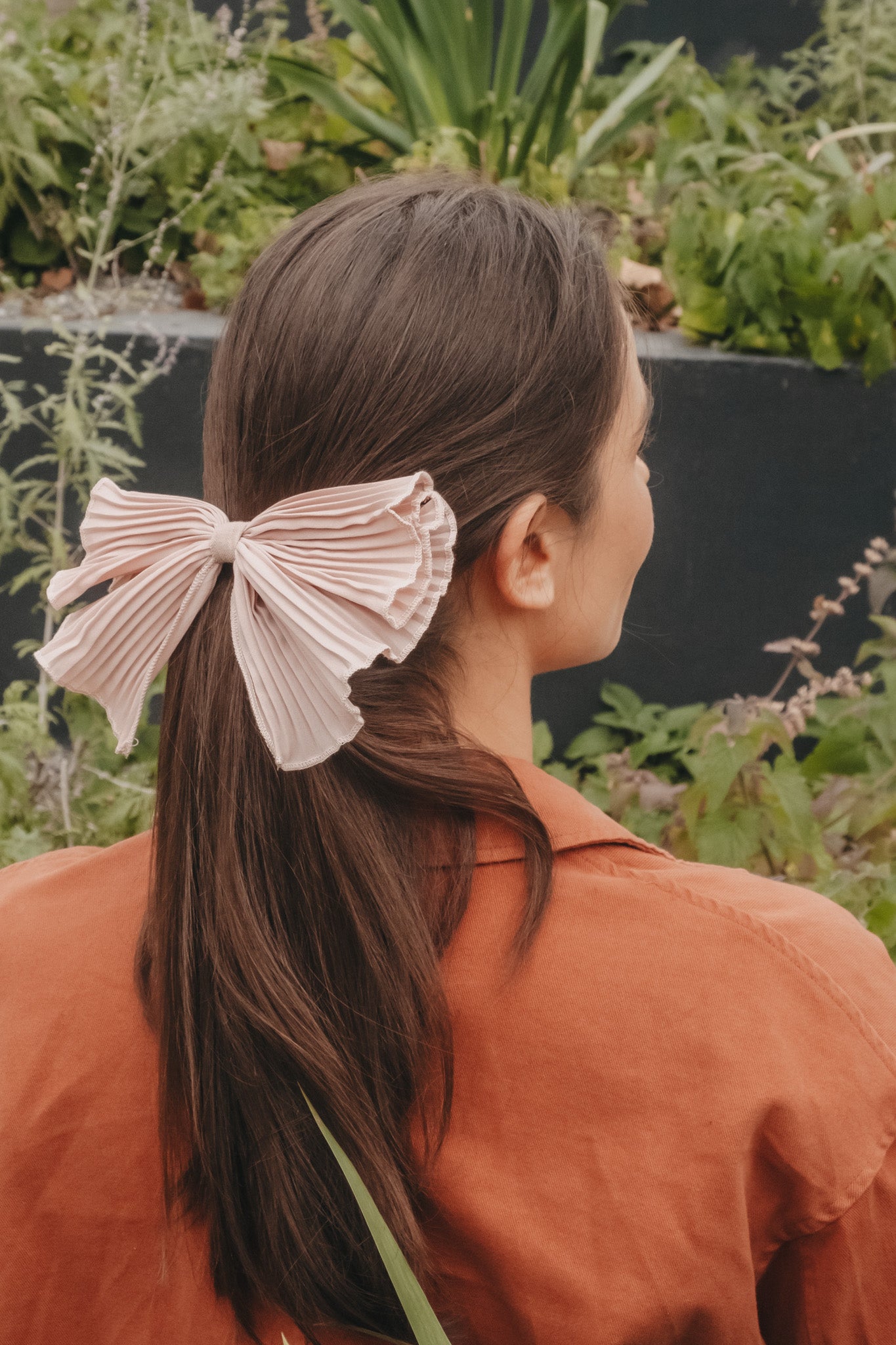 Rosewood Espiga Bow Hair Barrette