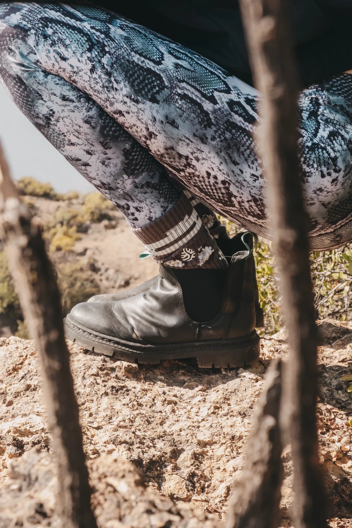 Printed Organic Cotton Socks