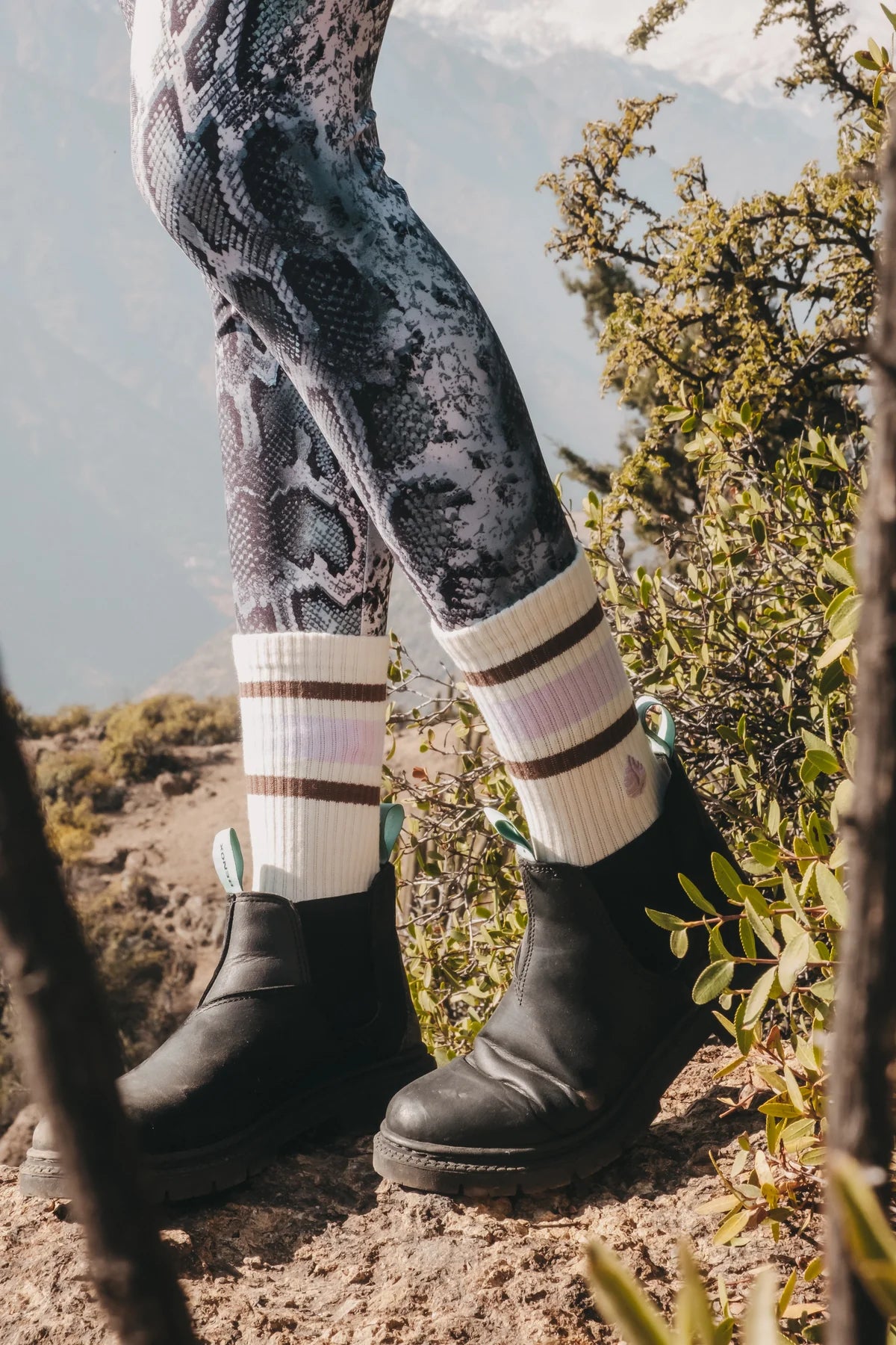 Striped Organic Cotton Socks