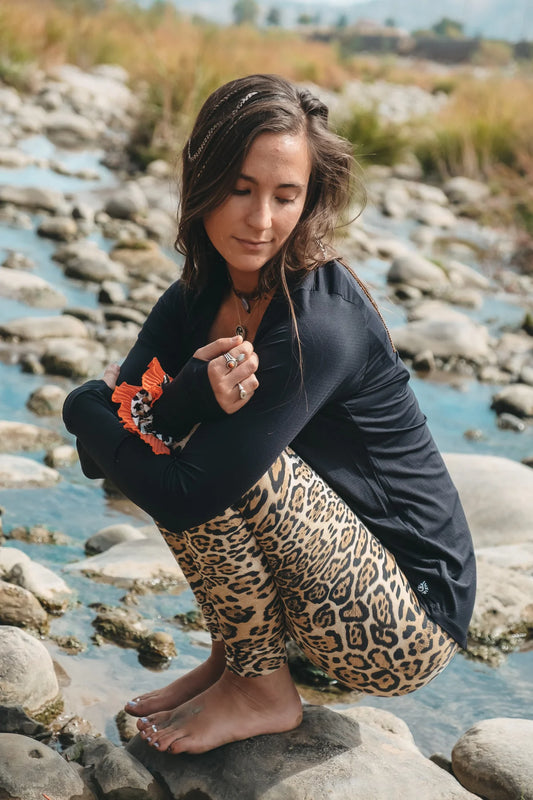 Karua Animal print high-waisted legging sustainable