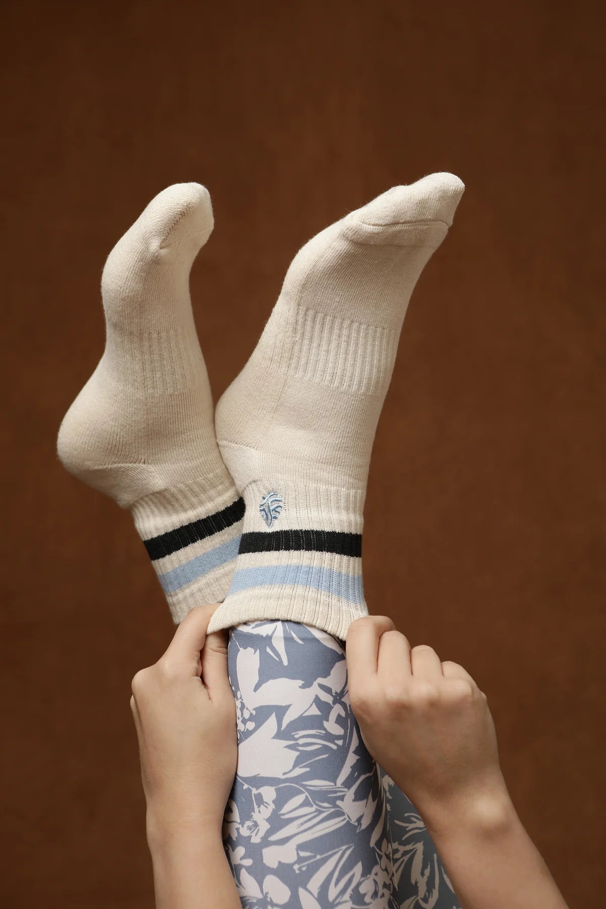 Striped Organic Cotton Socks