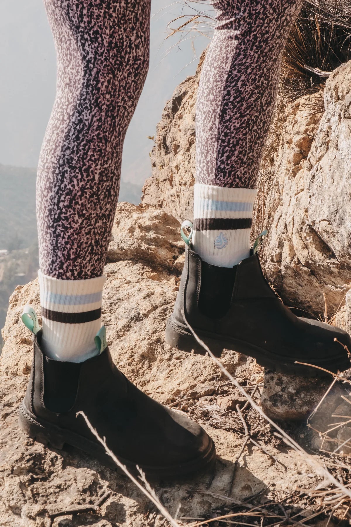 Striped Organic Cotton Socks