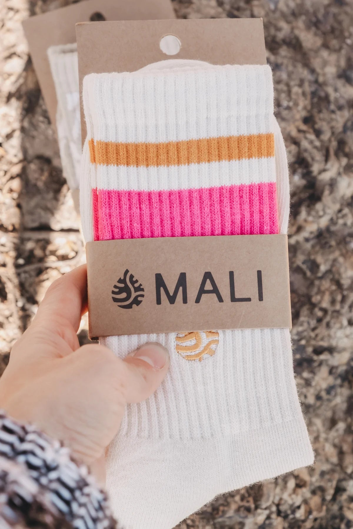 Striped Organic Cotton Socks