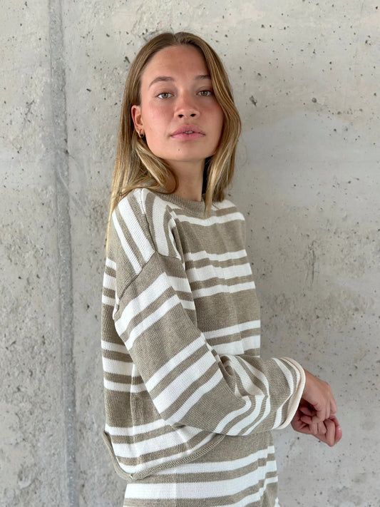 Karua Bambu Cotton Striped Sweater